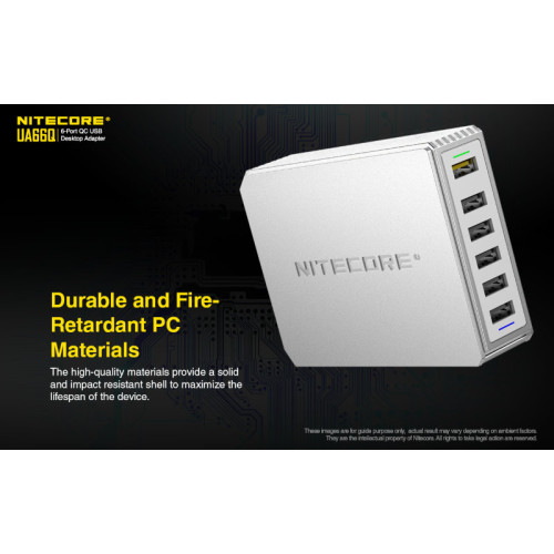 Адаптер USB Nitecore UA66Q 6-портовый