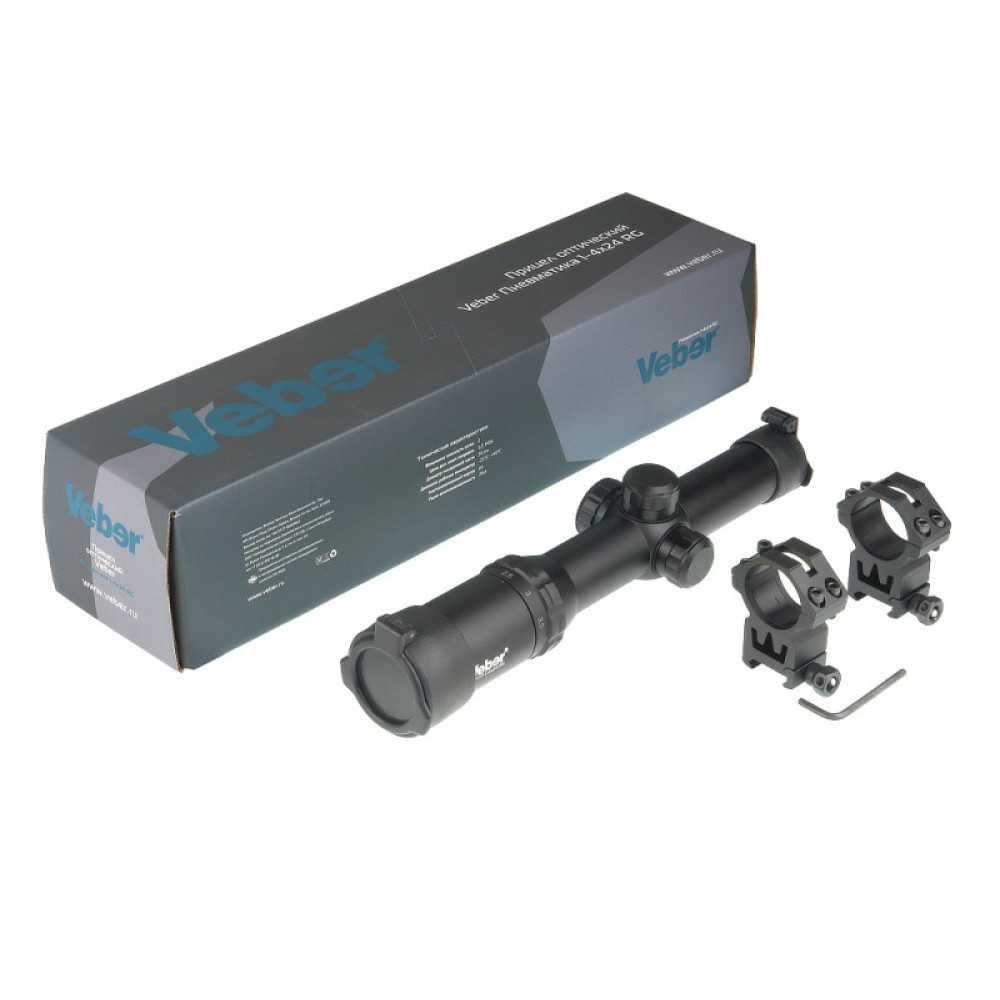 Оптический прицел Veber Пневматика 1-4х24 RG