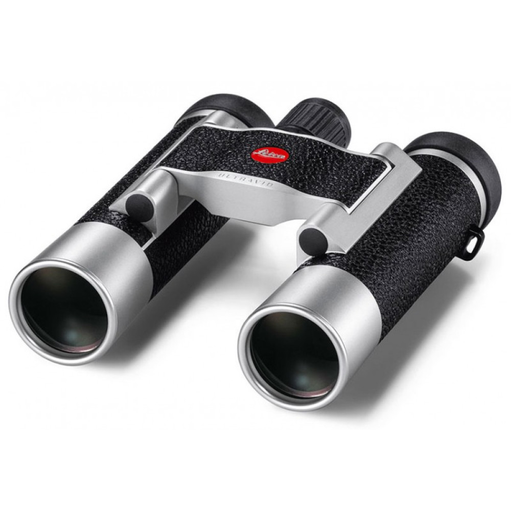 Бинокль Leica Ultravid 10x25, кожа, серебристый, Серебрянный