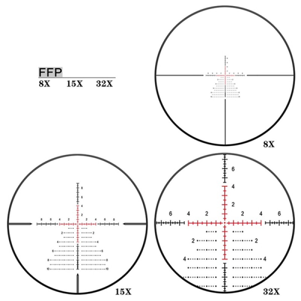 Оптический прицел Discovery LHD 8-32X56SFIR FFP Zero Stop