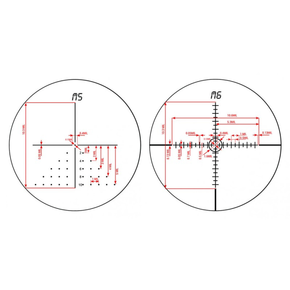 Оптический прицел Konuspro EL-30 4-16x44, 10 сменных прицельных сеток