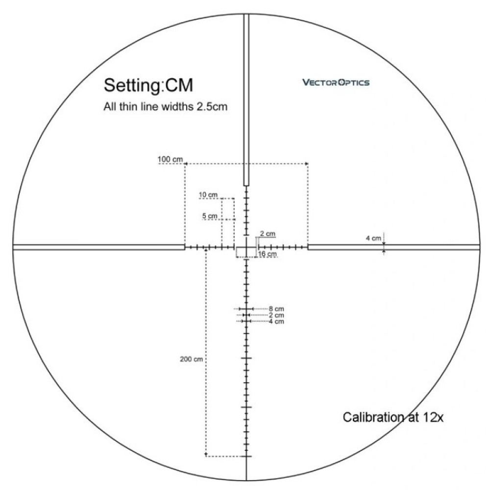 Оптический прицел Vector Optics Veyron 3-12x44 FFP