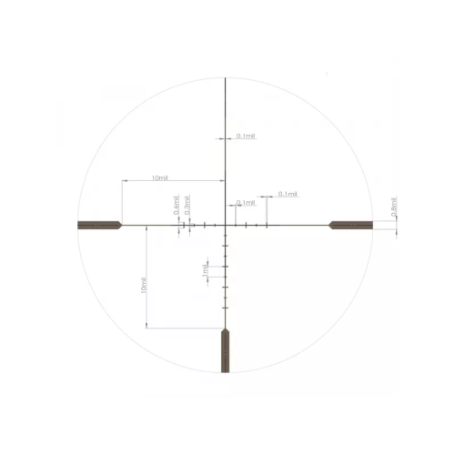 Оптический прицел Artelv CRS Fiber 1-10x28 SFP