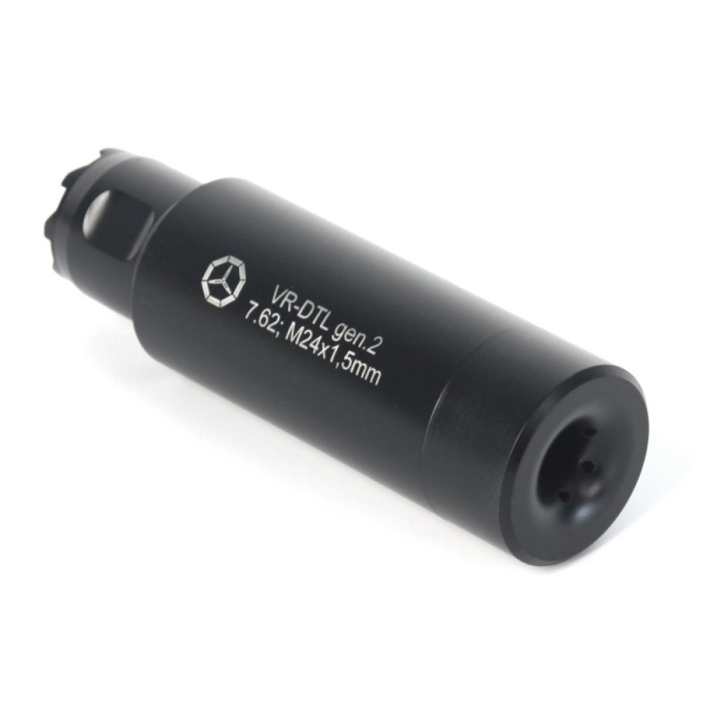 Дожигатель Вектор-7,62 VR-DTLS gen2 (сталь), М24х1,5,калибр 7.62