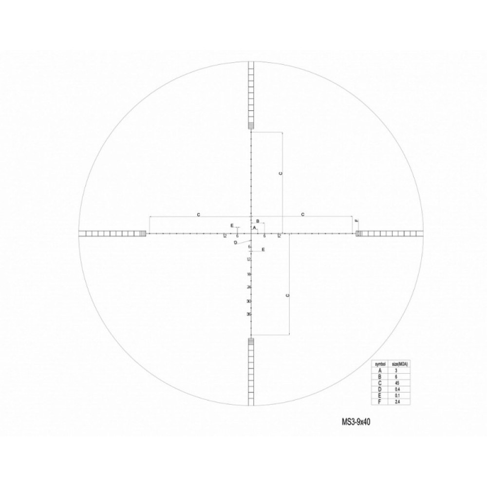 Оптический прицел Discovery MS 3-9X40AC FW25