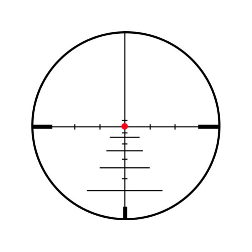 Оптический прицел Konuspro 3-9x40, сетка 550-ballistic, подсветка точки
