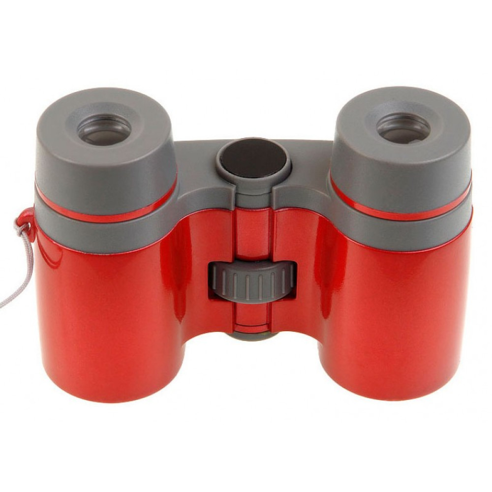 Бинокль детский Veber «Эврика» 3х28, красный, Красный