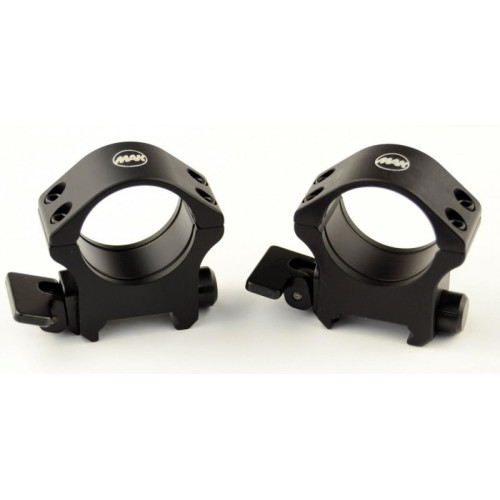 Быстросъемные кольца MAK 30 мм высокие на базу Weaver (5263-3019)