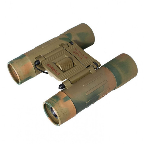 Бинокль STURMAN 10x25, зеленый, Зеленый