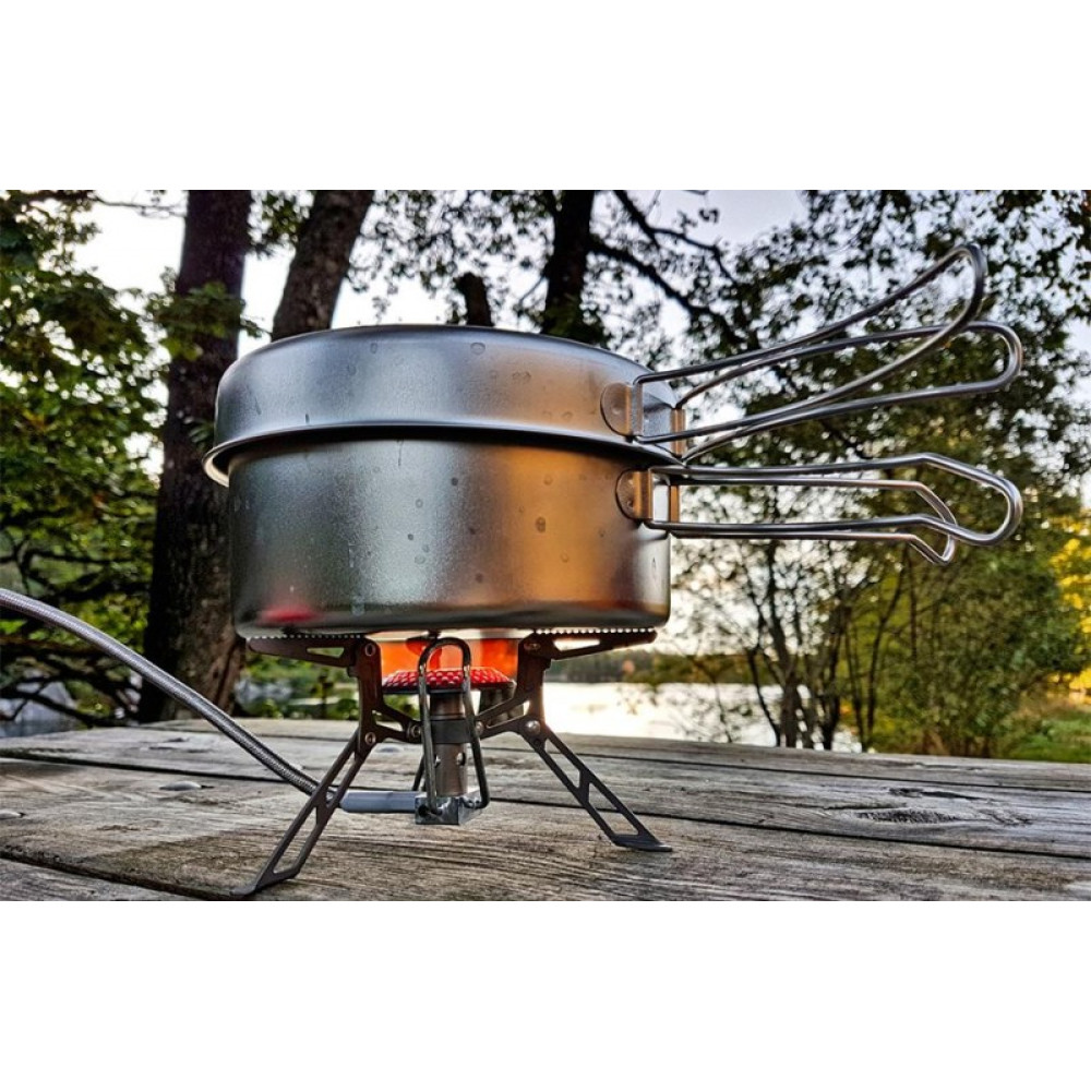 Титановая газовая горелка с системой предварительного подогрева топлива. Blade 2