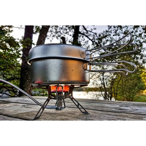 Титановая газовая горелка с системой предварительного подогрева топлива. Blade 2