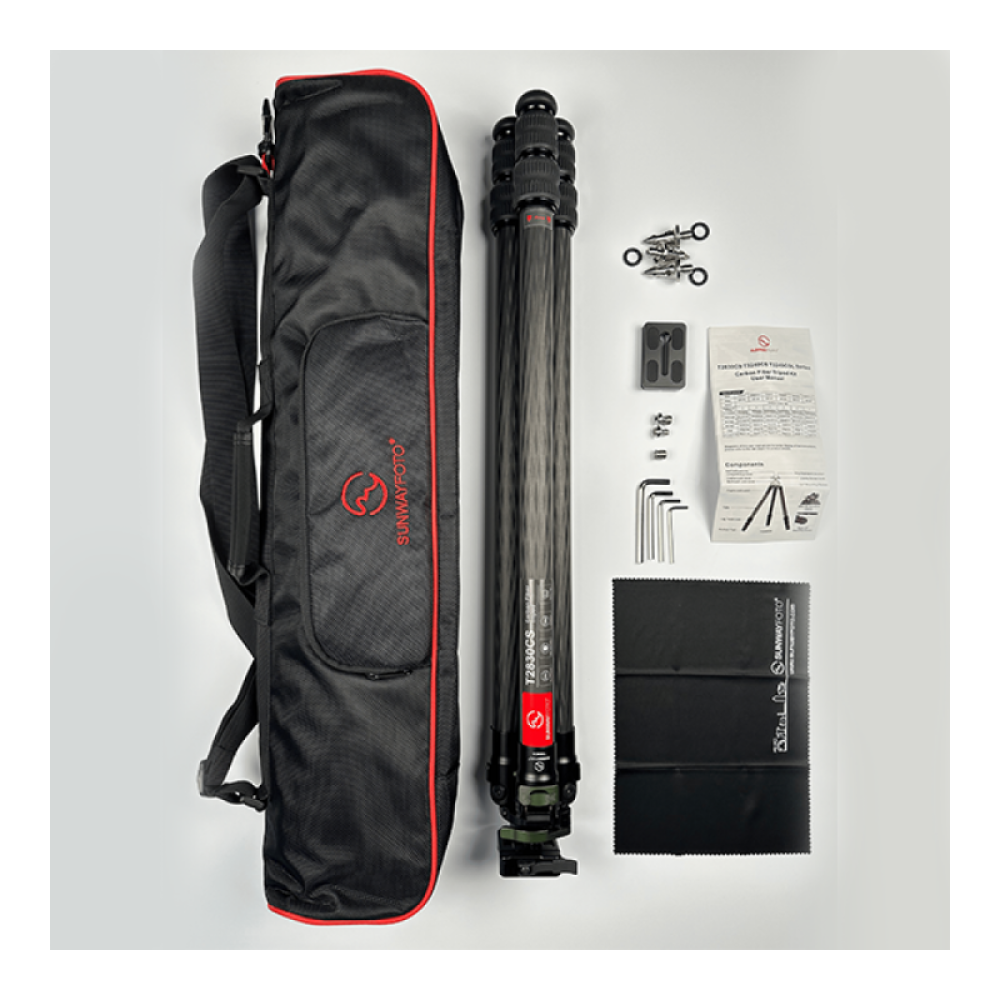 Штатив-трипод Sunwayfoto T2830CS карбоновый с креплением Arca-Swiss/Weaver