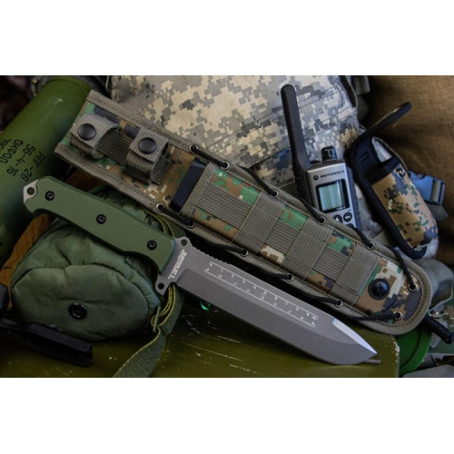 Нож выживания Survivalist X D2 TacWash Gray G10