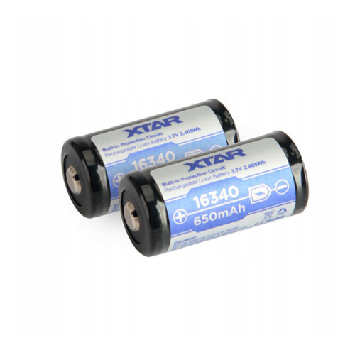 Аккумуляторная батарея XTAR 16340 650 mAh
