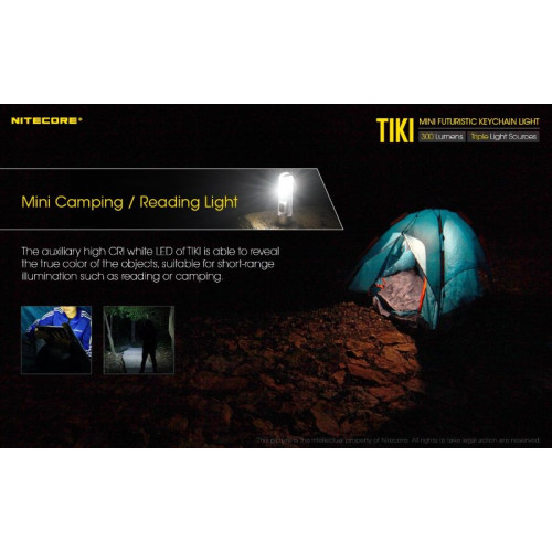 Фонарь Nitecore TIKI LE Black