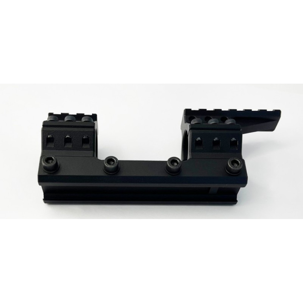 Моноблок 25,4(дюйм) мм наклон 20 МОА высота 17 мм (в горизонтальном исполнении) с двумя планками вивер на верхних полукольцах