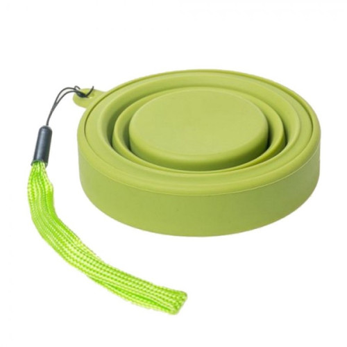 Tramp стакан силиконовый складной с крышкой 180 мл (оранжевый)