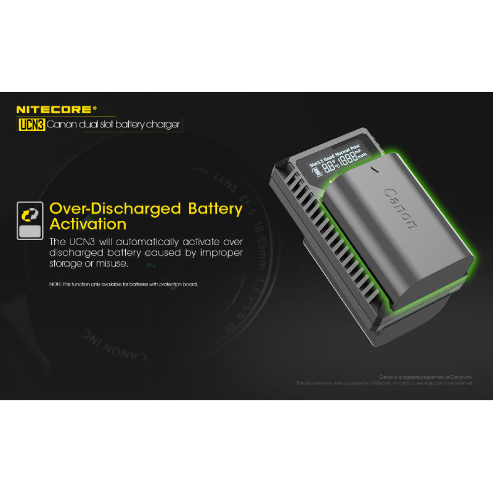 Зарядное устройство Nitecore UCN3 Canon LP-E6N