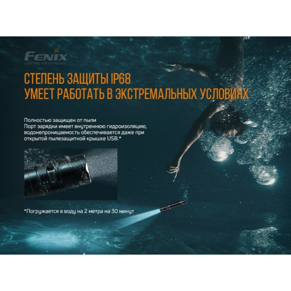 Набор фонарь Fenix PD36R+Fenix E01 V2.0