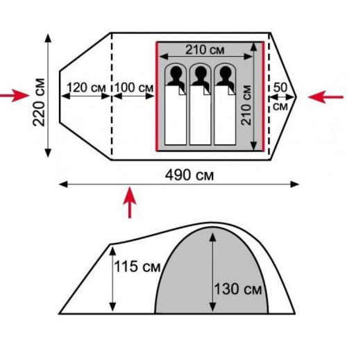 Палатка Tramp Lite Twister 3