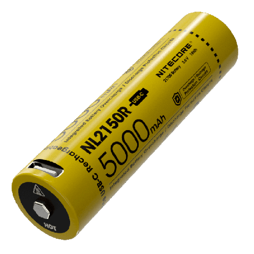 Аккумулятор Nitecore NL2150R/21700 TYP-C 3.7v 5000mA 5A