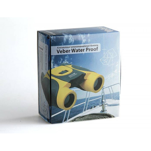 Бинокль Veber WP 10x25, черный