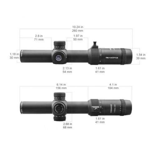 Оптический прицел Vector Optics Forester 1-5x24 GENII SFP (P)