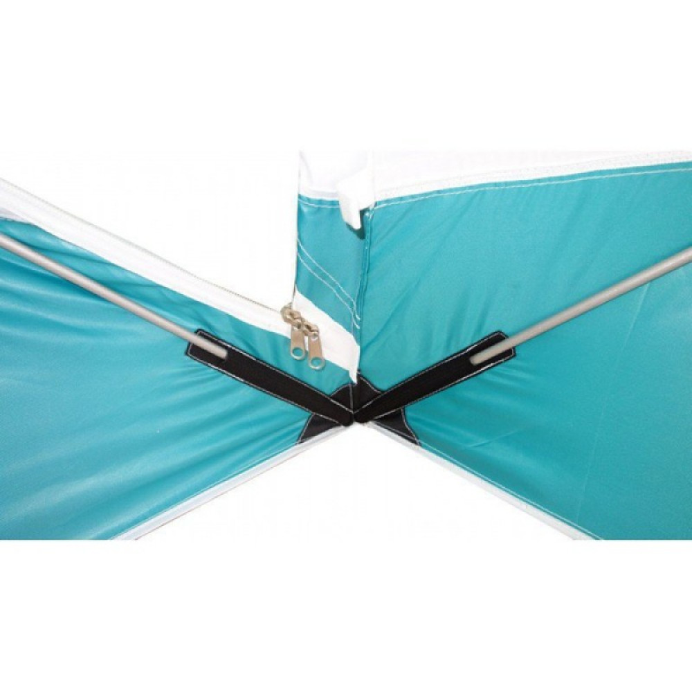 Палатка Пингвин Призма Премиум бело-зеленый