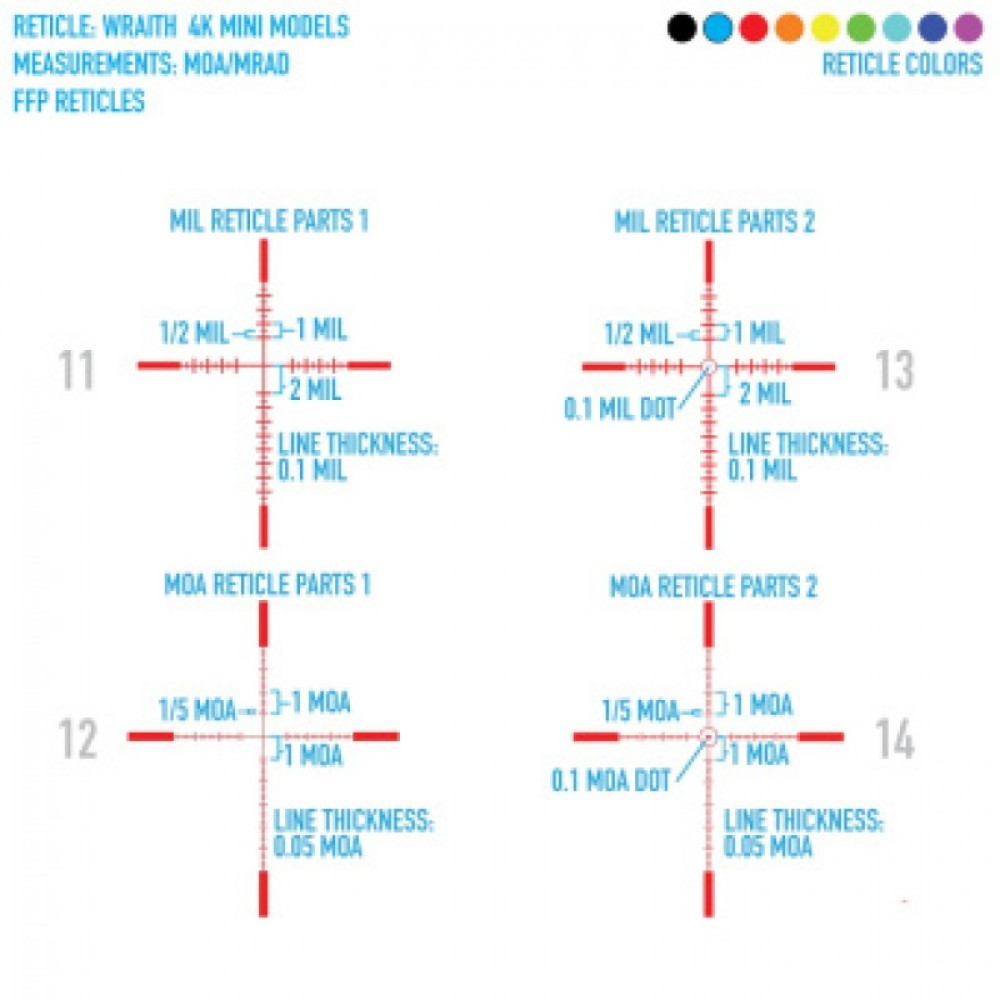 Цифровой прицел Sightmark WRAITH 4K Mini 2-16x32 (SM18041)