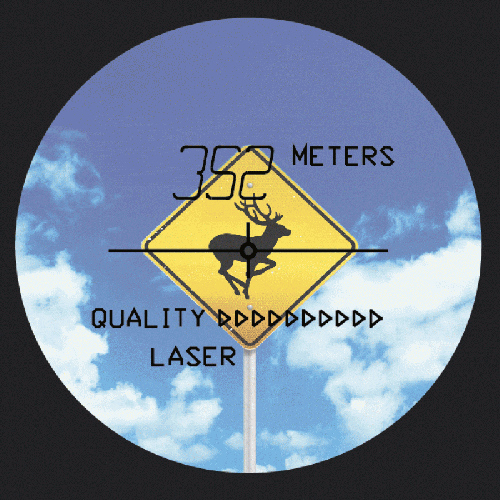 Лазерный дальномер Veber LRF800 6х25 черный