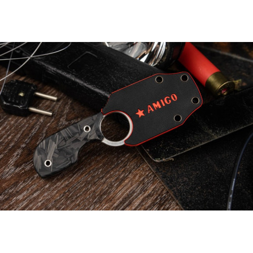 Шейный нож Amigo X CPM S35VN StoneWash