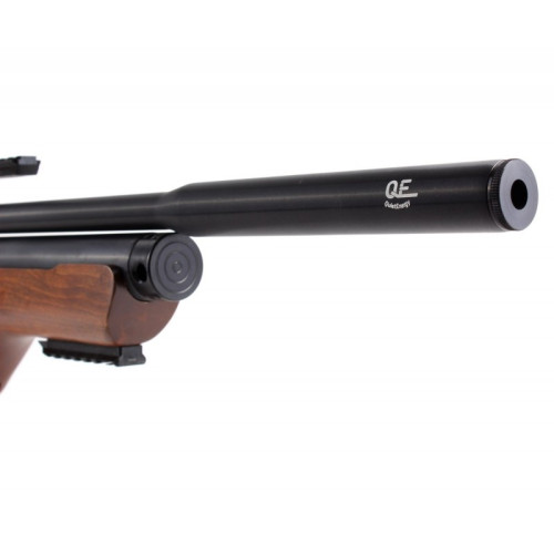 Пневматическая винтовка Hatsan Flashpup-W QE (дерево, PCP, модератор, 3 Дж) 6,35 мм