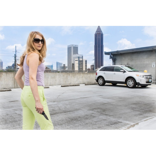 Складной нож Zorg D2 Gray Titanium