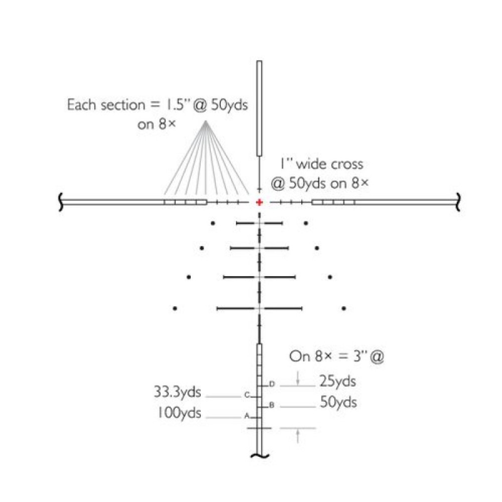 Оптический прицел Hawke Sidewinder 6-24x56(SR Pro), Черный