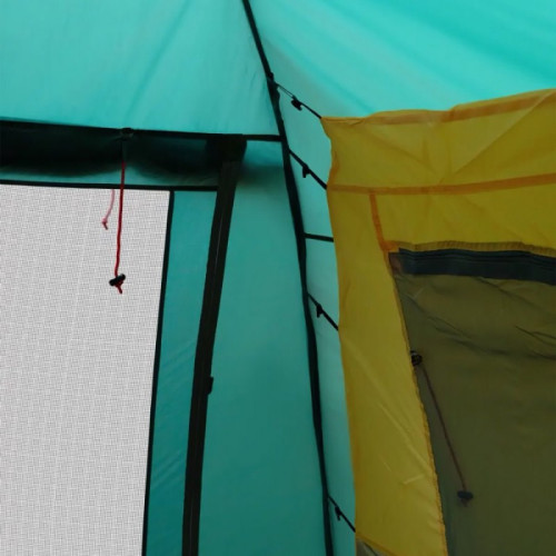 Палатка Tramp трехкомнатная Brest 9 V2, зеленый