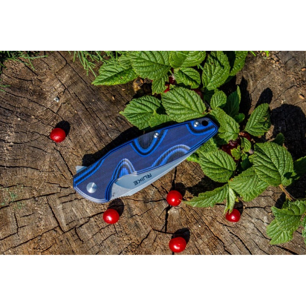 Нож Ruike Fang P105 черно-синий