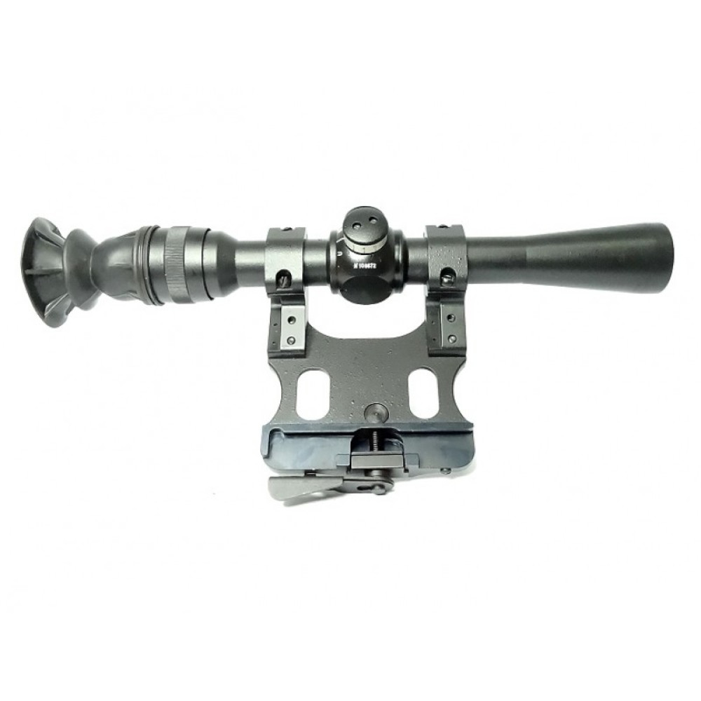 Оптический прицел Рысь 6М сетка №6 с кронштейном для Вепрь