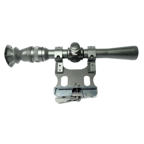 Оптический прицел Рысь 6М сетка №6 с кронштейном для Вепрь