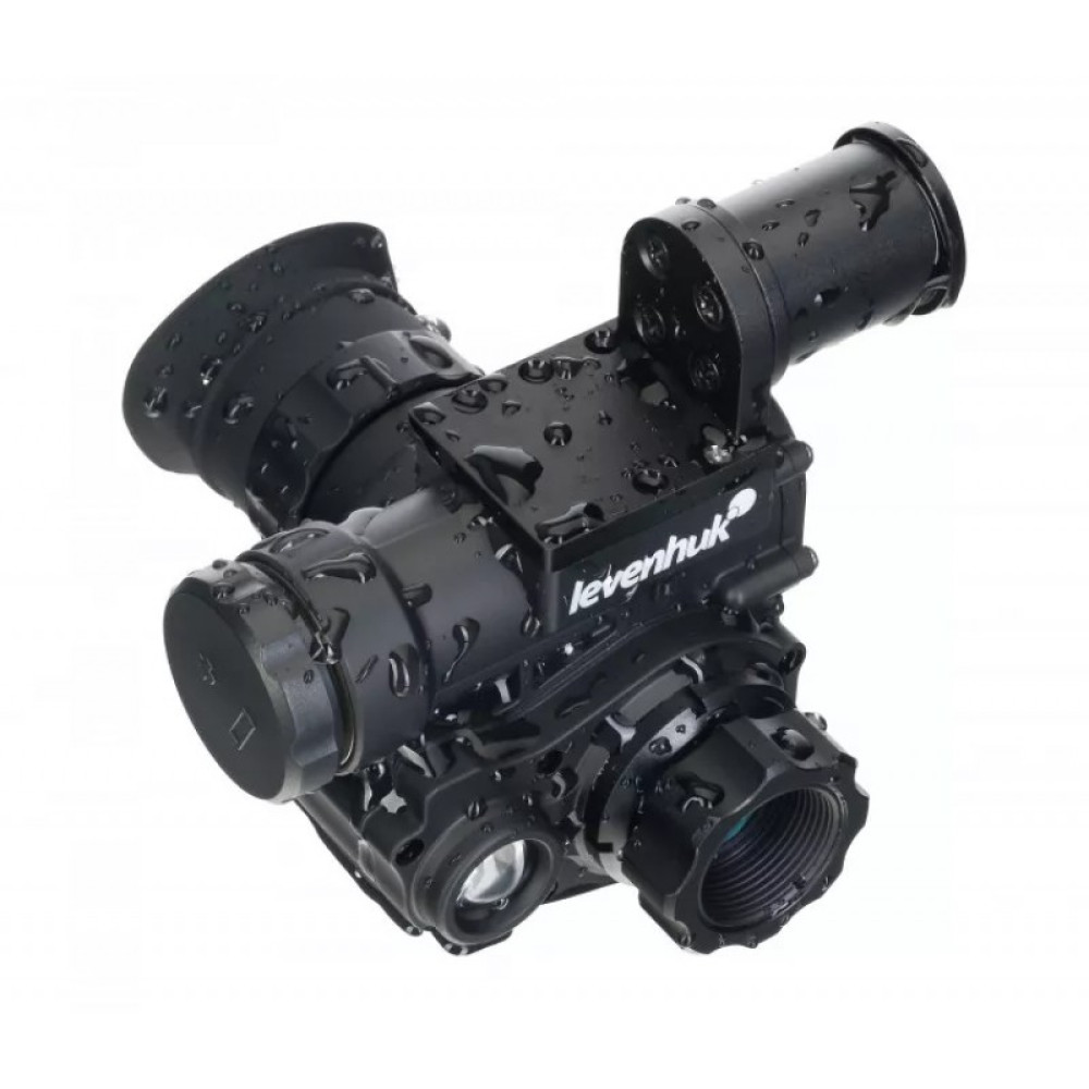 Цифровой монокуляр ночного видения Levenhuk Halo NVM20 Helmet, с креплением на шлем, Черный