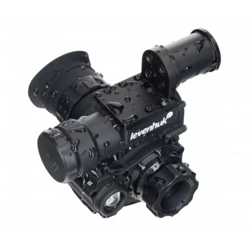 Цифровой монокуляр ночного видения Levenhuk Halo NVM20 Helmet, с креплением на шлем, Черный