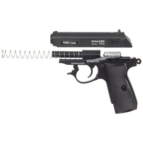 Пистолет пневматический Stalker PPKS (Walther PPK/S) к.4,5мм