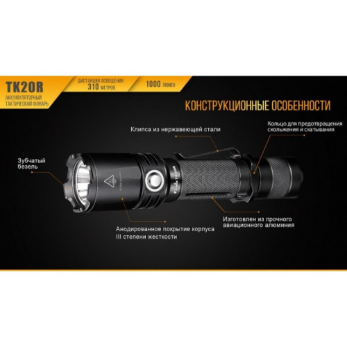 Фонарь FENIX CREE XP-L HI V3 TK20R