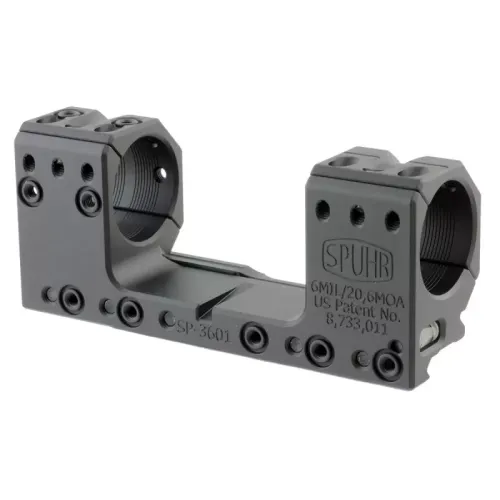 Кронштейн SPUHR Scope Mount 30мм на Picatinny, h=15мм, 6 MIL/20.6 MOA