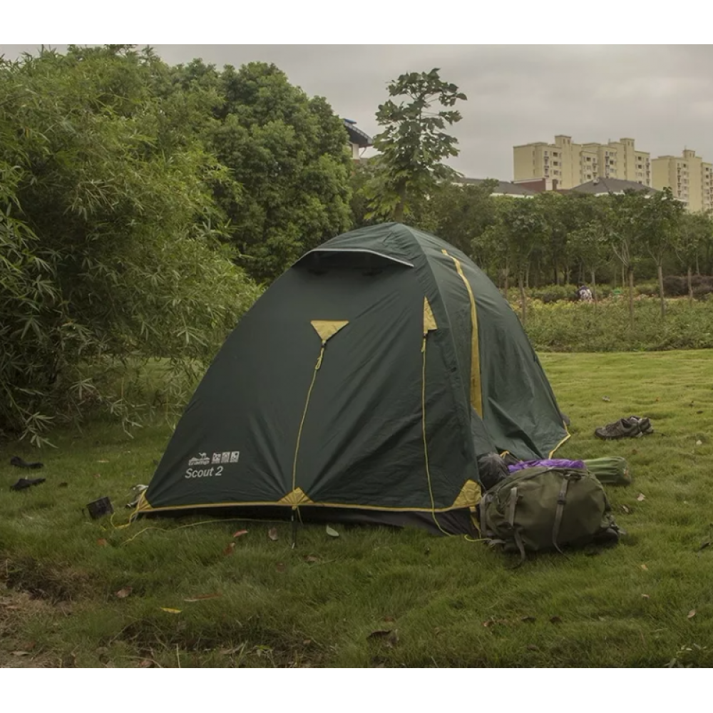 Палатка Tramp Scout 3 (V2) зеленый