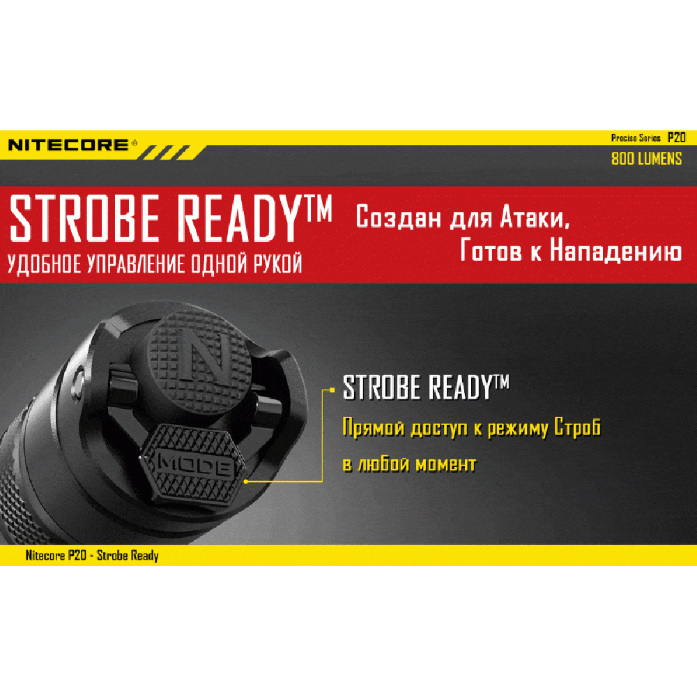 Фонарь Nitecore P20