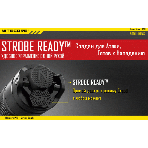Фонарь Nitecore P20