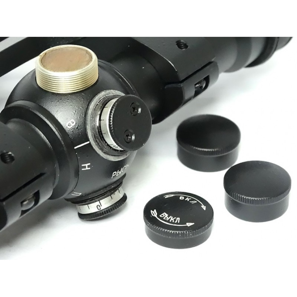 Оптический прицел Рысь 4М сетка №3 с кронштейном для СКС