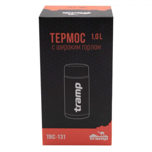 Tramp термос с широким горлом 1 л TRC-131, серый