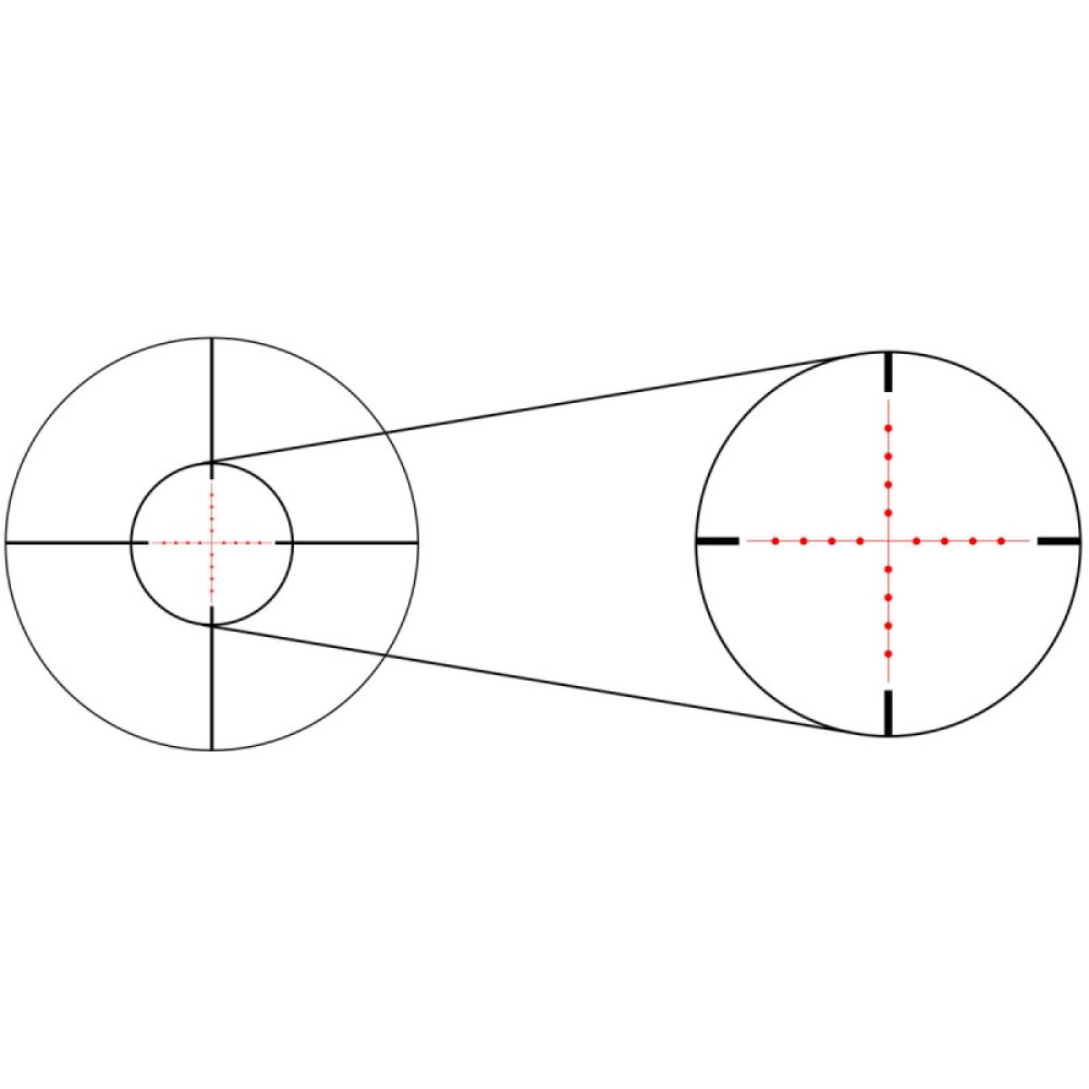 Оптический прицел Gaut Quartz 4-12x50AO, сетка 2 (Mil-Dot), подсветка