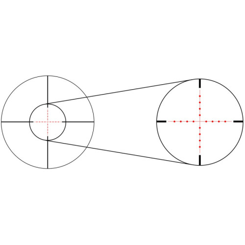 Оптический прицел Gaut Quartz 4-12x50AO, сетка 2 (Mil-Dot), подсветка